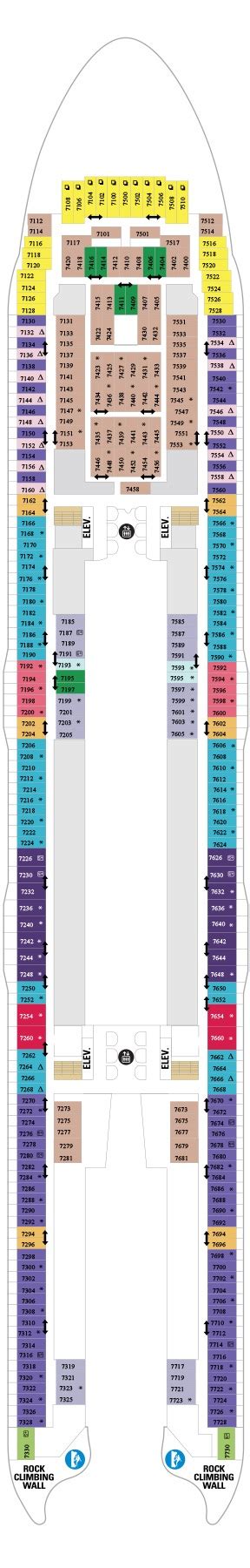 Deck plan Allure of the Seas from 03/05/2021 on full screen