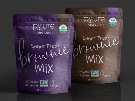 PYURE Stevia Brownies by Maja 8 on Dribbble