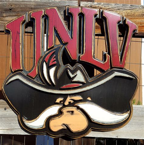 UNLV logo | Wooden Wall Art | CMD