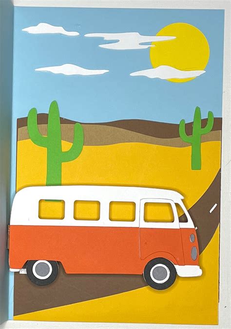 Make Mini-Bus Pop-Up Cards – Paper Glitter Glue