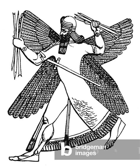 Image of MYTHOLOGY: MARDUK Babylonian god of creation.