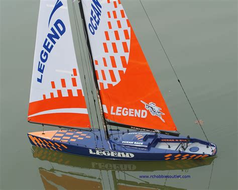 RC Sail Boat Yacht Sailboat Legend 2.4G Radio Remote Control RTR - rchobbiesoutlet