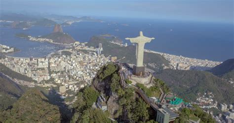 วิดีโอสต็อกของ aerial view of christ the redeemer | 9938180 | Shutterstock