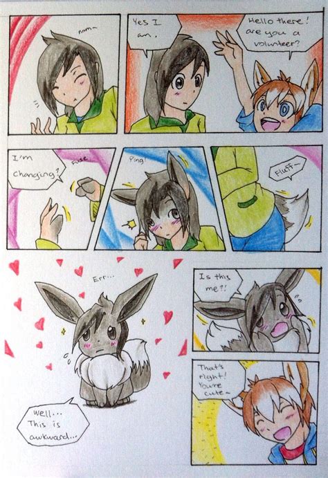 Eevee TF by FezMangaka on DeviantArt