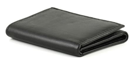 RFID Leather Trifold Wallet