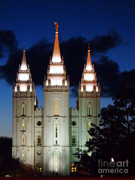 Mormon temple LDS Utah Photograph by Jennifer Craft