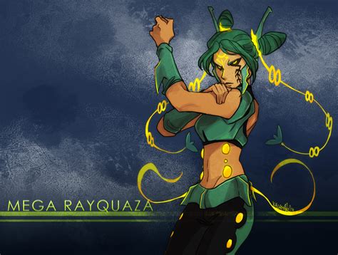 Pokemon ORAS: MEGA Rayquaza by ky-nim on DeviantArt