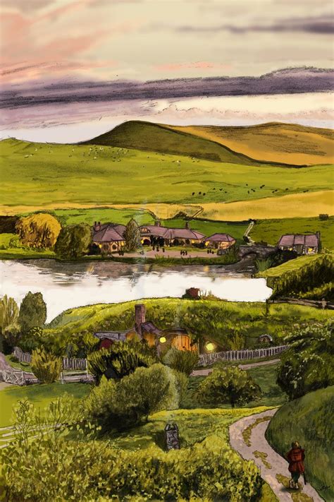 Шир The Shire by JerodArt | Middle earth art, Landscape, Scenery