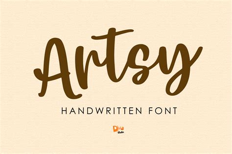 Artsy - Handwritten Font | Script Fonts ~ Creative Market