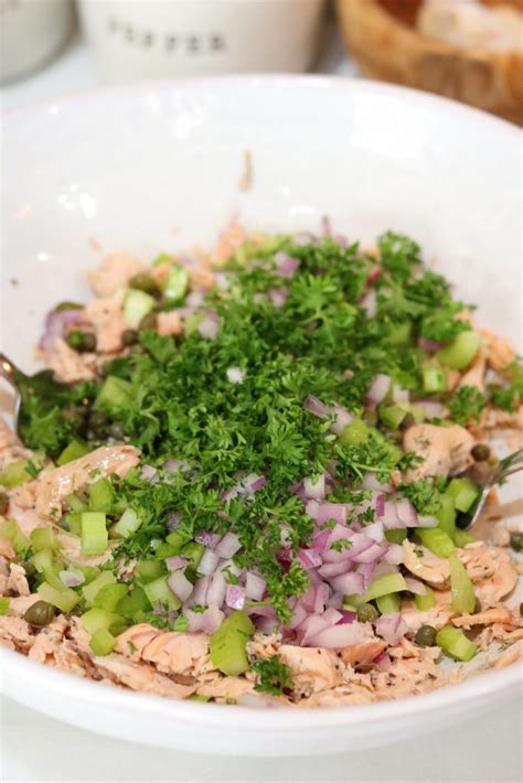 Easy Chilled Poached Salmon Salad – Claudia's Table