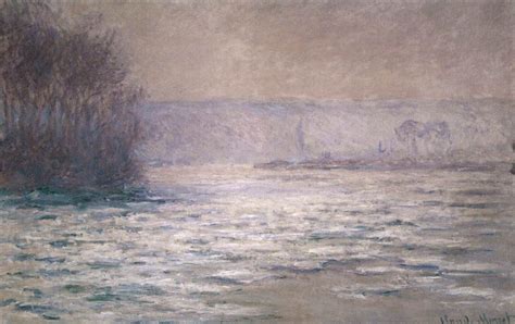 Ice Flows on the Seine at Bennecourt.1893 by Claude Monet | Claude monet, Monet, Art