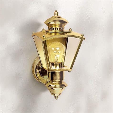 Charleston Coach Polished Brass Motion Sensor Outdoor Light - #H6934 ...