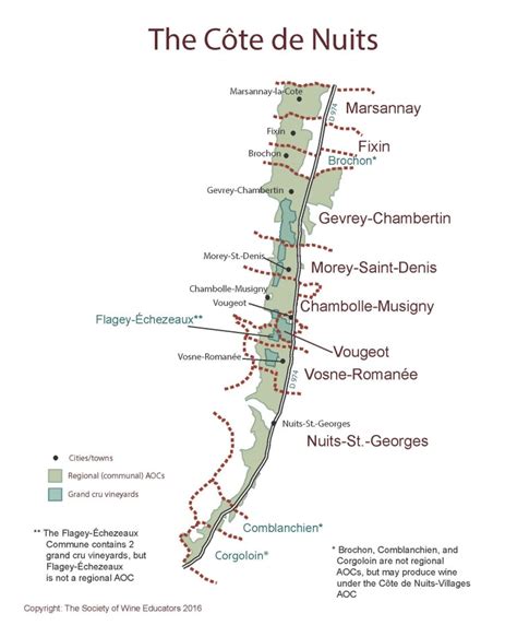 SWE Map 2021—Côte de Nuits – Wine, Wit, and Wisdom