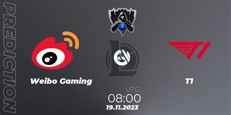 Weibo Gaming vs T1: Betting TIp, Match Prediction. 19.11.2023 at 08:45 ...