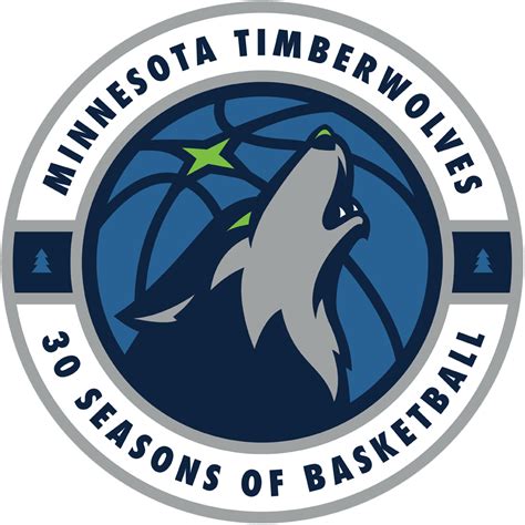 Minnesota Timberwolves Logo - Anniversary Logo - National Basketball ...