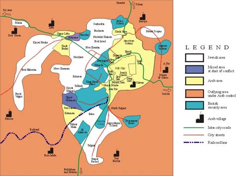 Jerusalem Tourist Map - Jerusalem • mappery