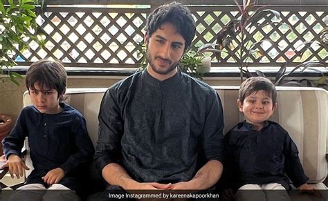 Ibrahim, Taimur, And Jehangir Ali Khan Twin In Black Kurtas For Raksha ...