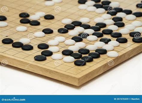 Weiqi Strategy - Ancient Chinese Chess Stock Photography ...