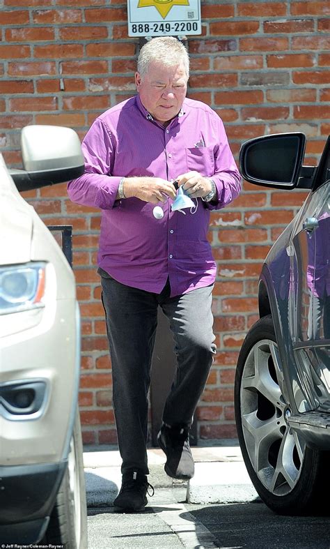 William Shatner seen leaving hair transplant clinic in LA | Daily Mail Online