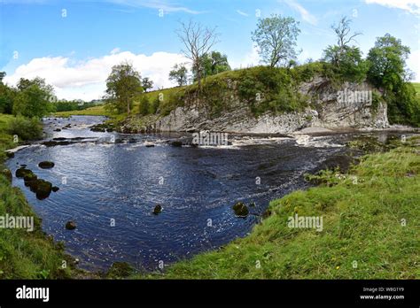 River Wharfe above Burnsall Stock Photo - Alamy