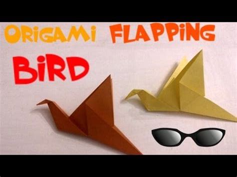 Origami Flapping Bird - Easy Tutorial - The good version | Origami ...