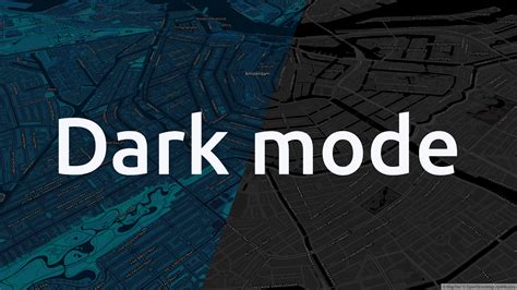 Mappe per la modalità Dark | MapTiler