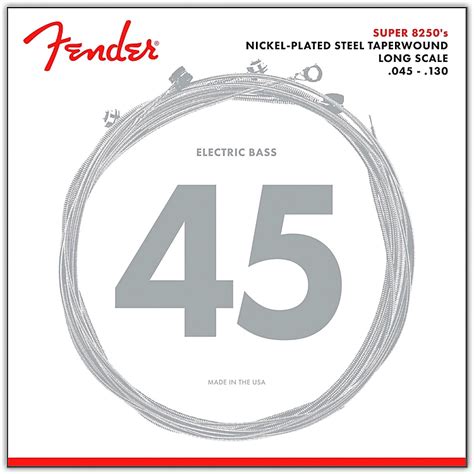 Fender 8250-5M Nickel-Plated Steel Taperwound 5-String Bass Strings - Medium | Music123