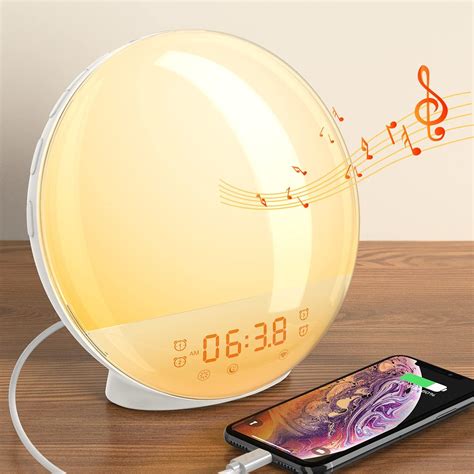 Sunrise Alarm Clock Wake up Light up Alarm Clock Sunrise Dekala Natural ...