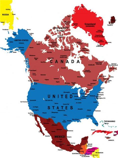 List of North American Countries With Population, Areas & Capital 2023