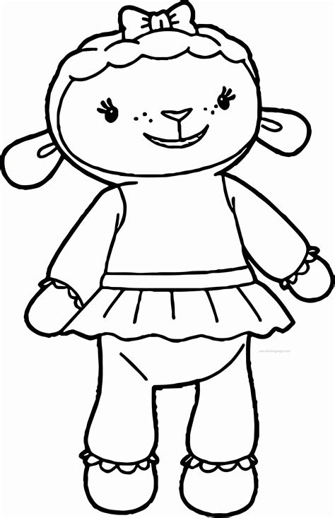 Doc Mcstuffins Lambie Coloring Pages at GetDrawings | Free download