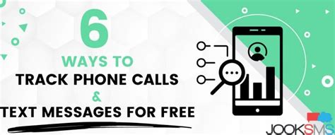 6 Ways to Track Phone Calls and Text Messages for Free - JookSMS