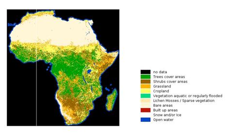 First high-resolution land cover map of Africa by ESA - View the images!