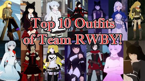 The Top 10 Team RWBY Outfits up to Volume 8! - YouTube