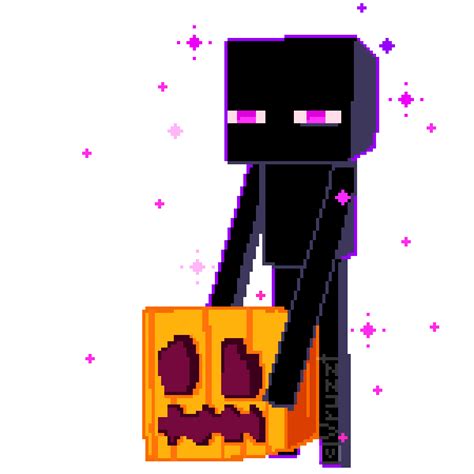 Pixel Enderman by Vruzzt | Minecraft anime, Minecraft tattoo, Minecraft art