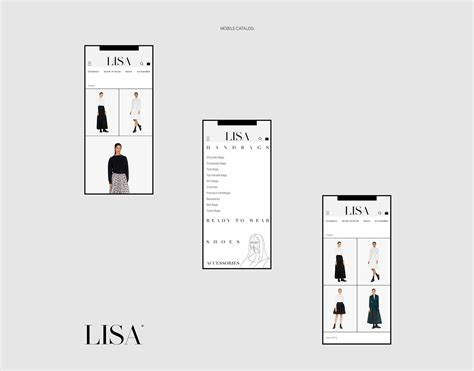 LISA — fashion boutique, e-commerce website | Behance