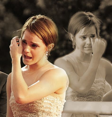 Emma Watson crying - Emma Watson Fan Art (23789754) - Fanpop