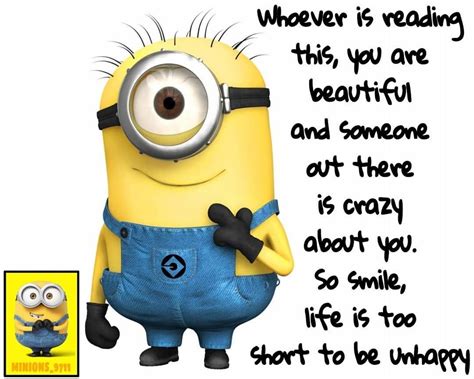 Minion quote♥️ | Minions, Minions quotes, You are beautiful