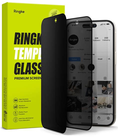 iPhone 15 Plus Screen Protector | Privacy Glass | Ringke Official Store