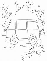 Van coloring Pages  ColoringLib sketch template
