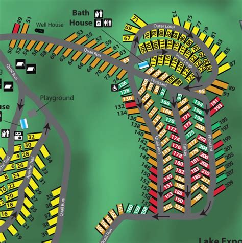 Resort Map – Lost Valley Lake