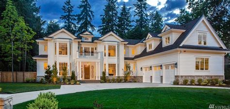 10,000 Square Foot Newly Built Traditional Mansion In Medina, WA | Homes of the Rich