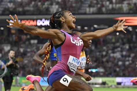 Sha'Carri Richardson breaks 100-meter race world championship record | KGOU