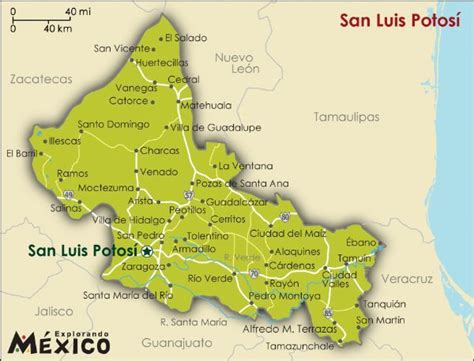 Estado de SLP. | San luis, Mapa de mexico, México