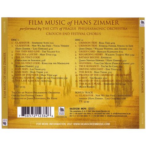 Film Music Of Hans Zimmer - mp3 buy, full tracklist