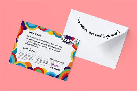 Skittles encourages people to write to each other in celebration of Pride | Campaign US