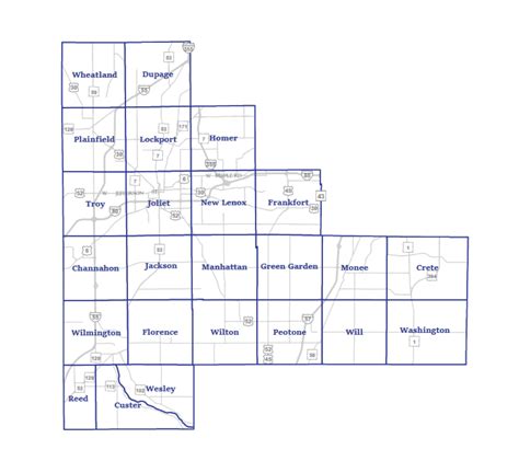 Dupage County Township Map