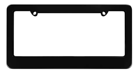 Non Imprinted Plastic License Plate Frames