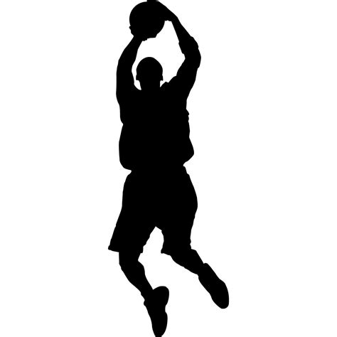 Basketball Silhouette Vector at GetDrawings | Free download