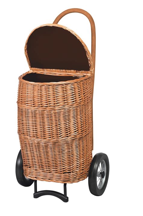 Best Wicker Shopping Trolley | Let's Get Trollied: UK's Top Trolleys | Riet, Manden, Rieten manden