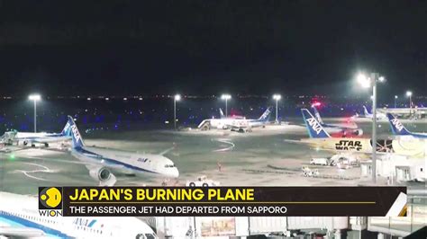 Japan Airline plane catches fire after collision with coast guard jet in Tokyo's Haneda airport ...